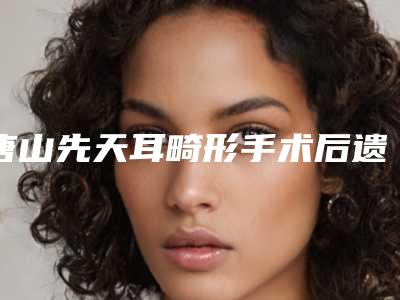 唐山先天耳畸形手术后遗症应该如何处理