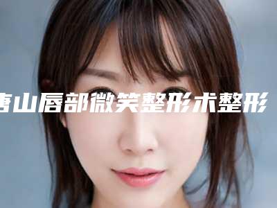 唐山唇部微笑整形术整形美容适合哪些女性