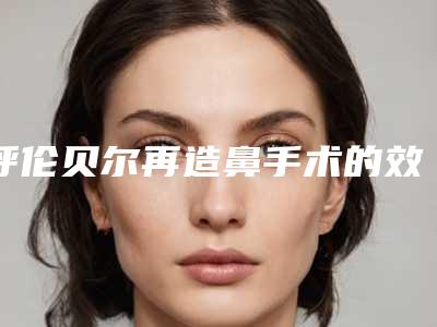 呼伦贝尔再造鼻手术的效果多久才能看出来